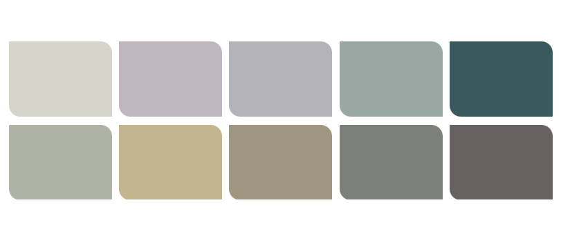 Dulux colour palette 